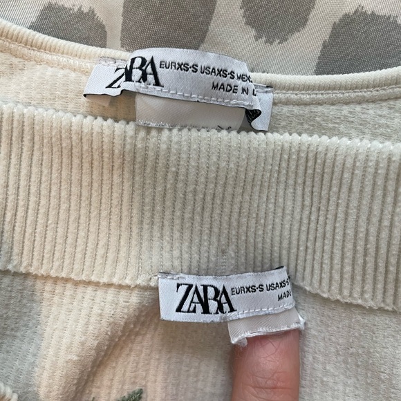 Zara Ribbed Floral Set - Picture 4 of 4